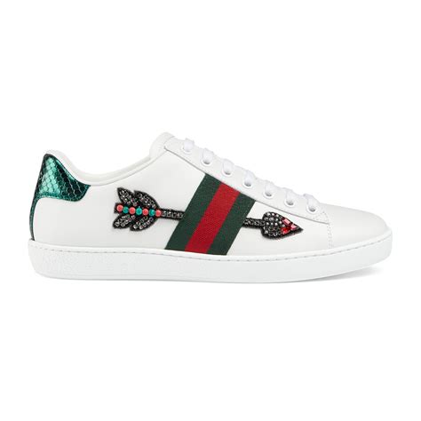 gucci cheetah sneakers|Gucci ace watersnake trim.